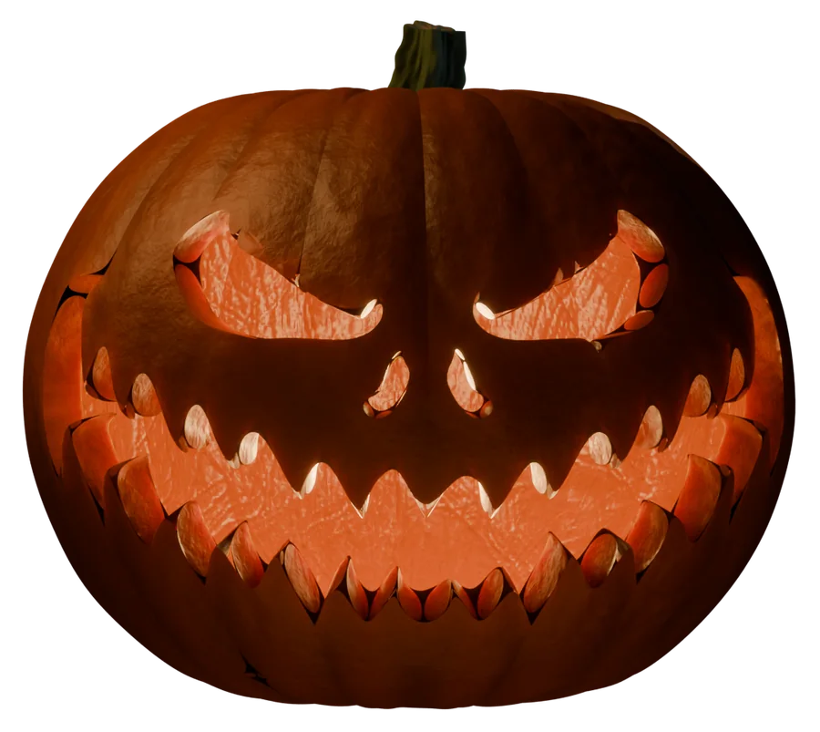 The Fronktober pumpkin, looking around